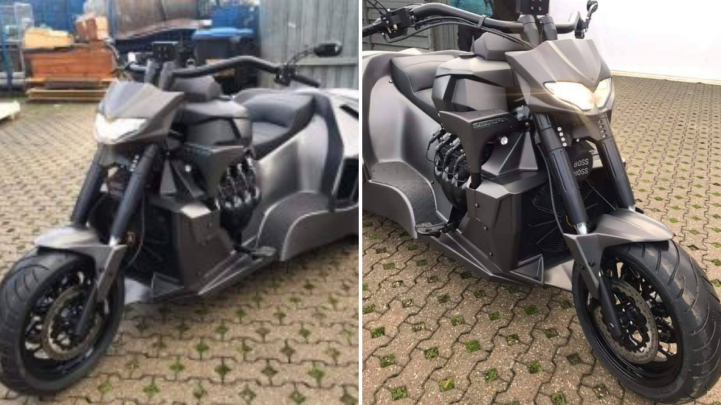 Tak Sangka Motosikal Super Ini Direka Dengan Bumper Kereta Di