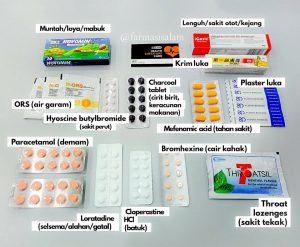 Senarai UbatUbatan Yang Perlu Disediakan Dalam Kereta Sewaktu Balik
