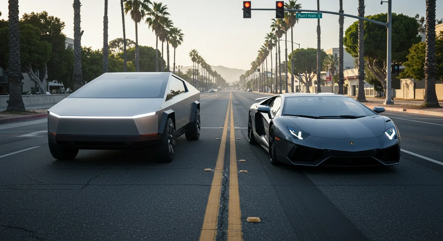 Tesla Cybertruck vs Lamborghini Aventador, Bila Trak Elektrik Buktikan Kehebatannya!