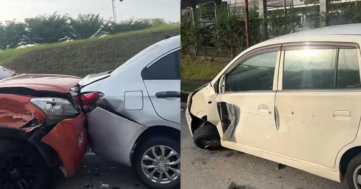“Balik Kerja Tengok Kereta Remuk” — Padah Parkir Merata, Kereta Kena Seret Di LRT Glenmarie