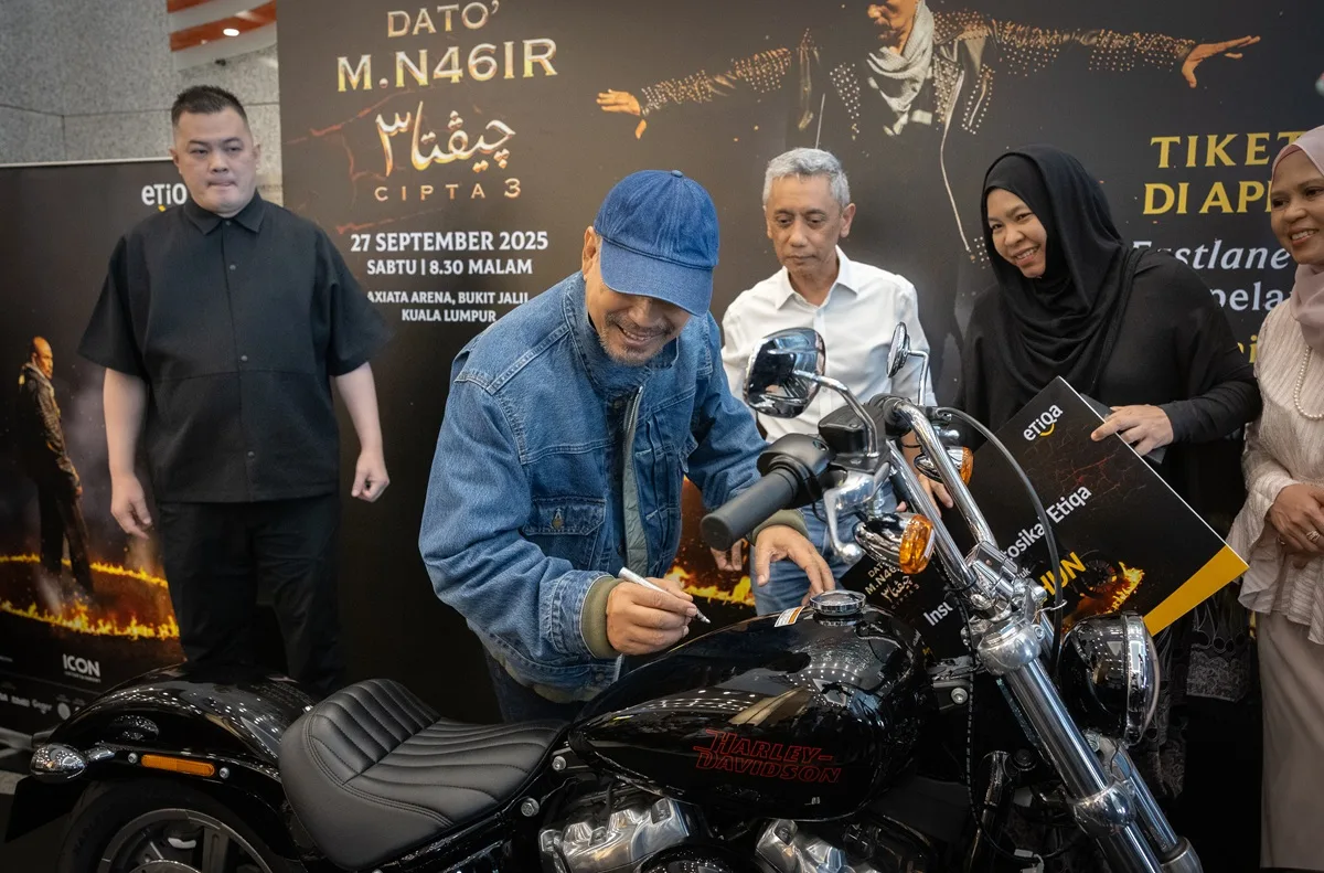 M. Nasir Tawar Hadiah Harley Davidson Buat Peminat Bertuah Di ‘Konsert Cipta 3’