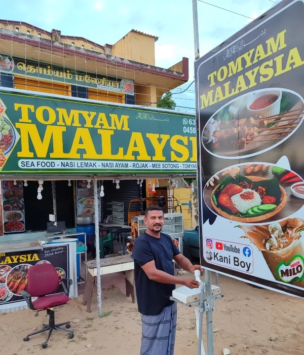 Rindu Malaysia, Lelaki Warga India Buka Kedai Tomyam di Kampung Halaman