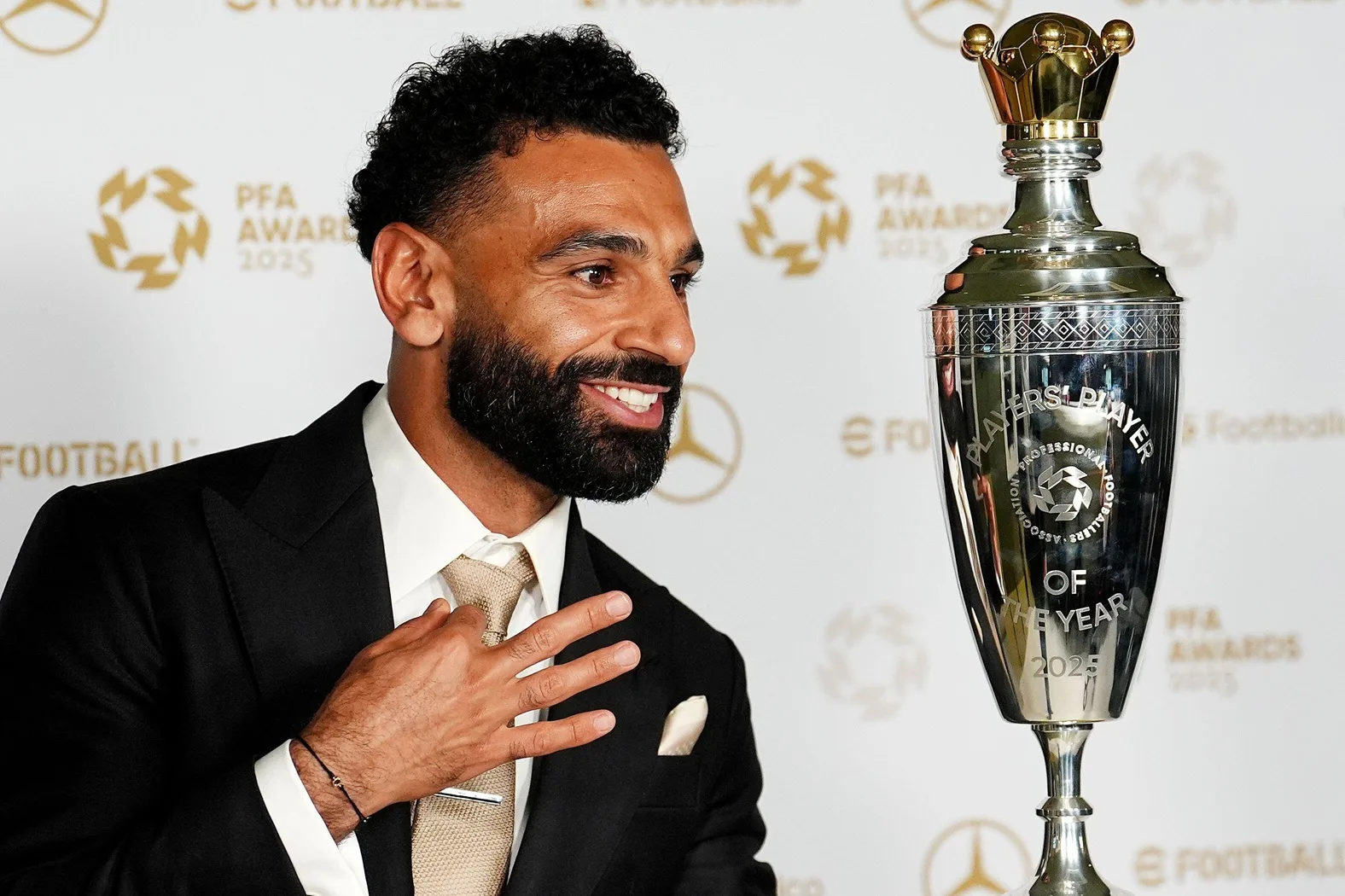 Salah Catat Sejarah, Pemain Pertama Menang PFA Player of the Year Award Buat Kali Ketiga