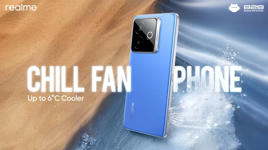 realme Gegarkan Dunia Perkenalkan Bateri 15000mAh dan Chill Fan Phone