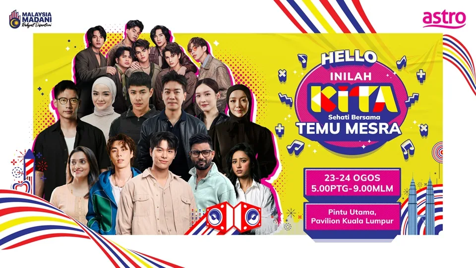 Meerqeen, Alpha & Glenn Yong Antara Selebriti Bakal Muncul Di ‘Astro Hello Inilah Kita, Sehati Bersama’ Di Pavilion KL