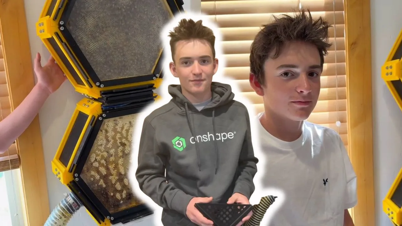 Umur Baru 13 Tahun, Remaja Ini Cipta Sarang Lebah 3D Dalam Bilik Tidur