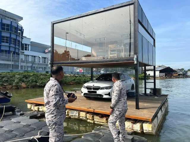 Kereta Atas Laut Demi Konten, Pempengaruh Bersama Kru Ditahan