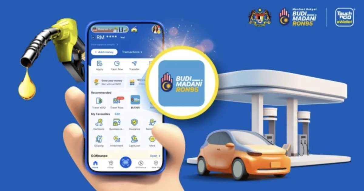 Subsidi Petrol RON95 RM1.99 Seliter, Cara Mudah & Senang Guna TNG eWallet
