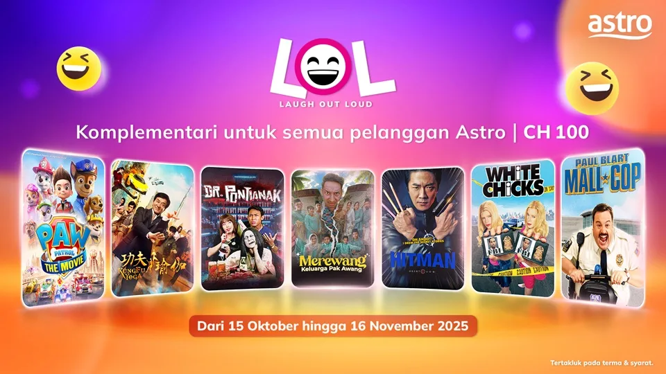 Astro 10.10, Tawaran Hebat RM101 & Saluran Pop-Up LOL Penuh Gelak Tawa