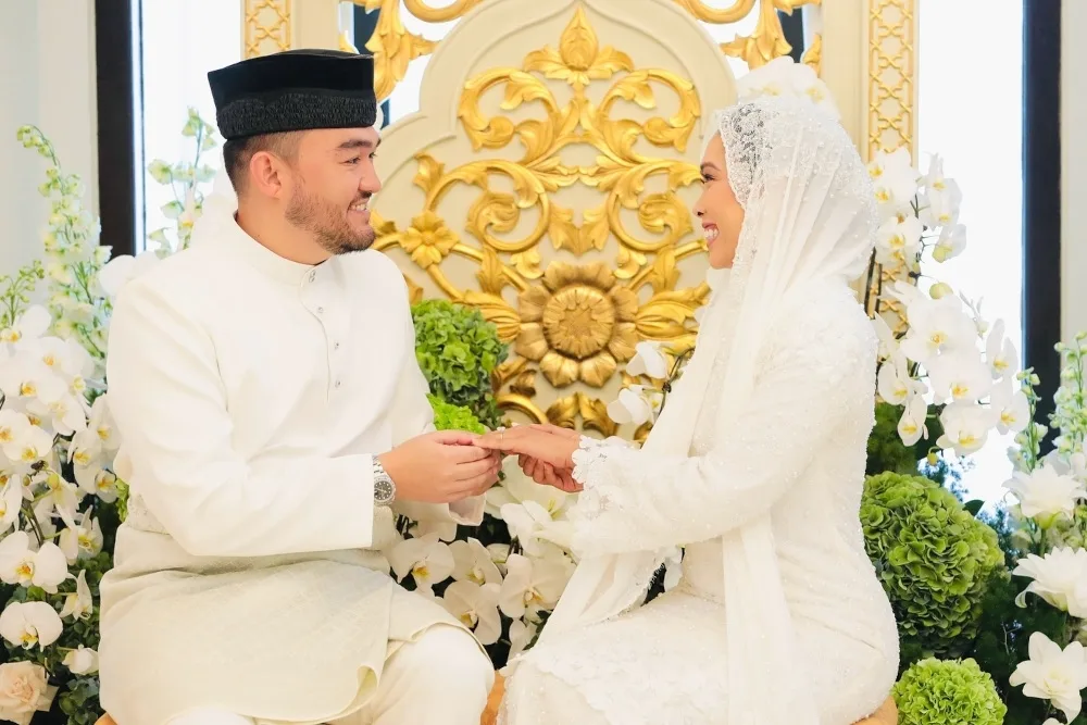 Raja Muda Selangor, Tengku Amir Shah & Afzaa Fadini Selamat Diijab Kabul