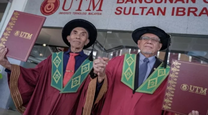 Dua Warga Emas Raih PhD di UTM, Bukti Usia Bukan Penghalang Kejayaan