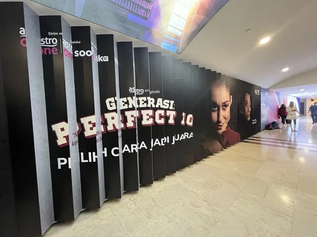 Generasi: Perfect 10 Hidup di KLCC, Astro Cipta Inovasi Dengan Lenticular Billboard Unik
