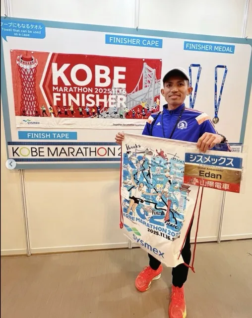 Kobe Marathon 2025, Edan Lagi Sekali Mencipta Sejarah Di Pentas Antarabangsa