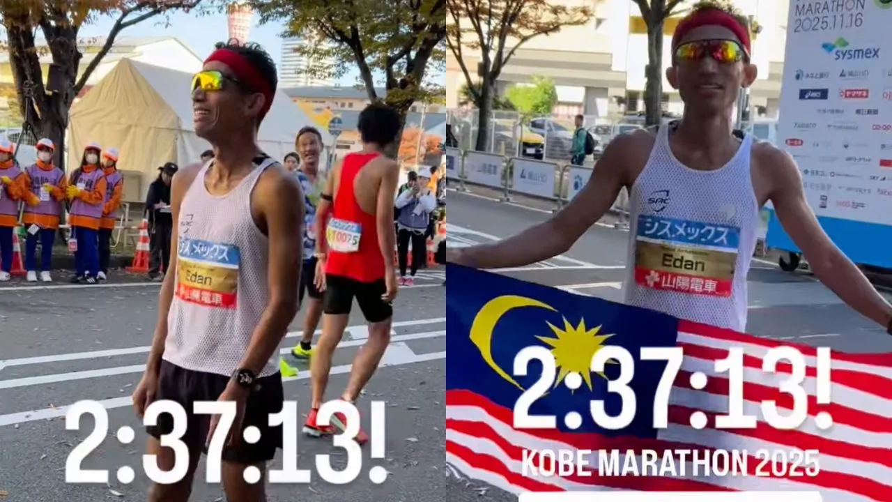 Kobe Marathon 2025, Edan Lagi Sekali Mencipta Sejarah Di Pentas Antarabangsa