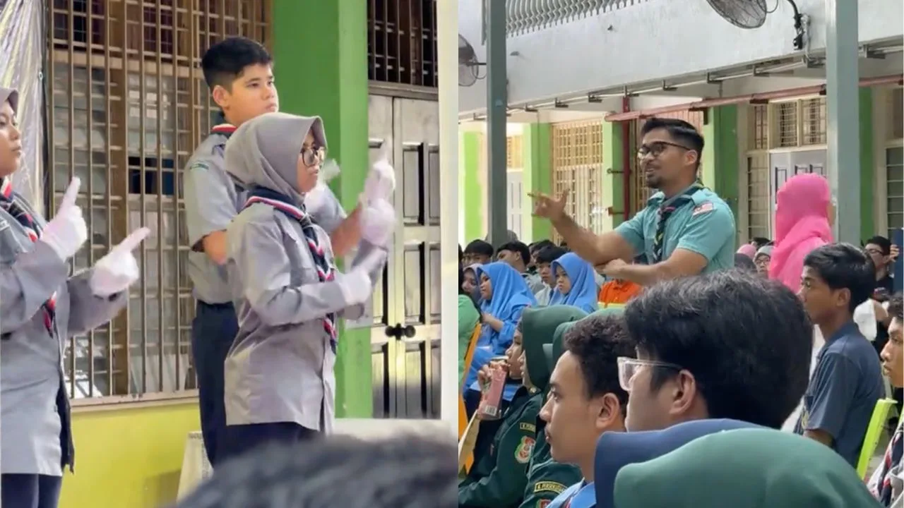 Guru Lelaki Curi Perhatian Ramai, Gunakan Bahasa Isyarat Dalam Persembahan Koir Murid Pendidikan Khas