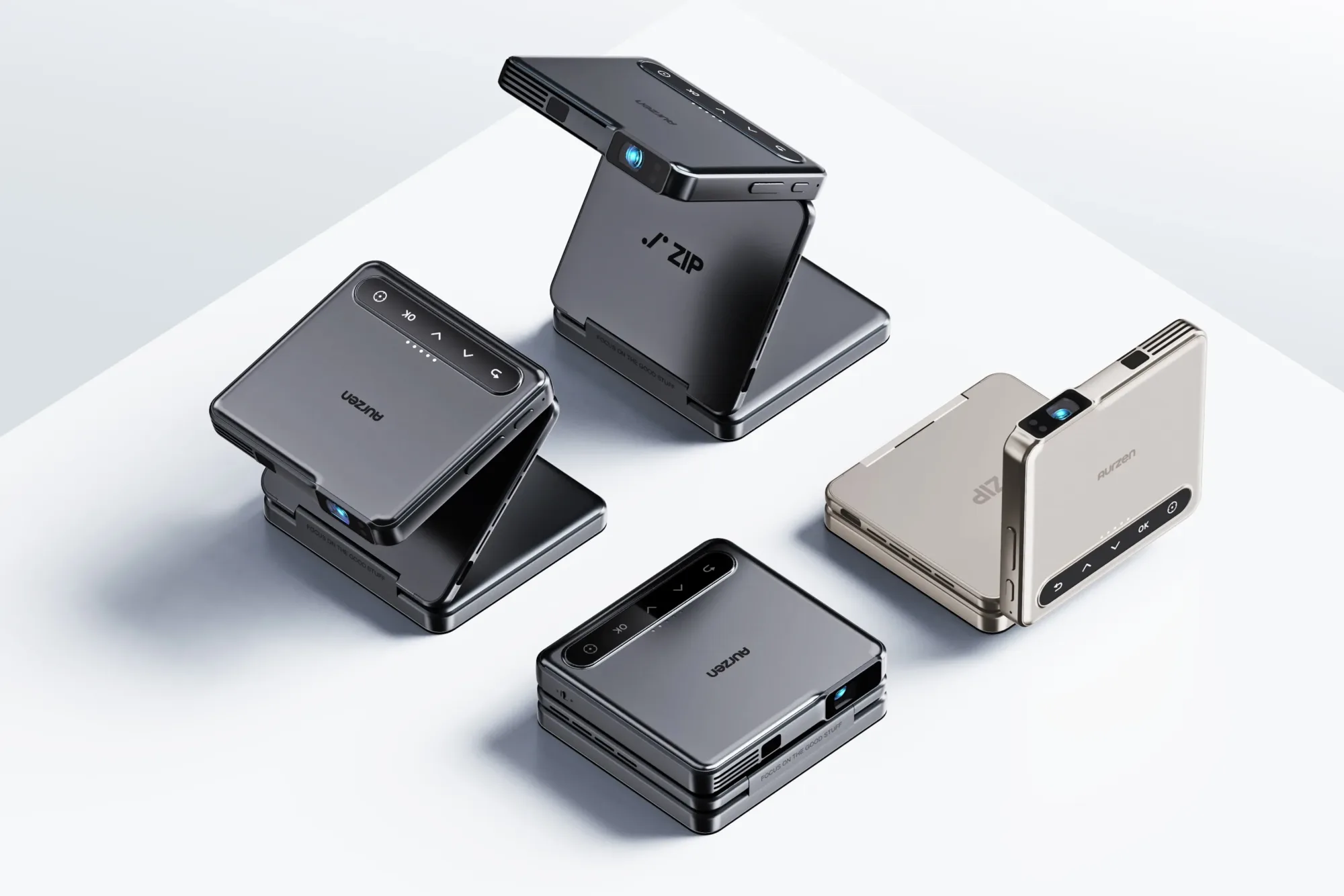 Aurzen ZIP, Projektor Tri Fold Pertama Dunia Mampu Ubah Cara Menonton Hiburan