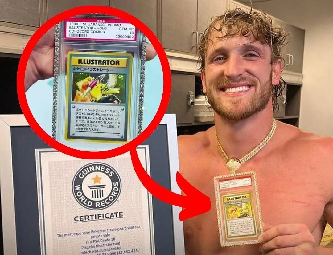 Logan Paul Lelong Kad Pokémon Paling Mahal Di Dunia Dikatakan Bernilai RM21.54 Juta!