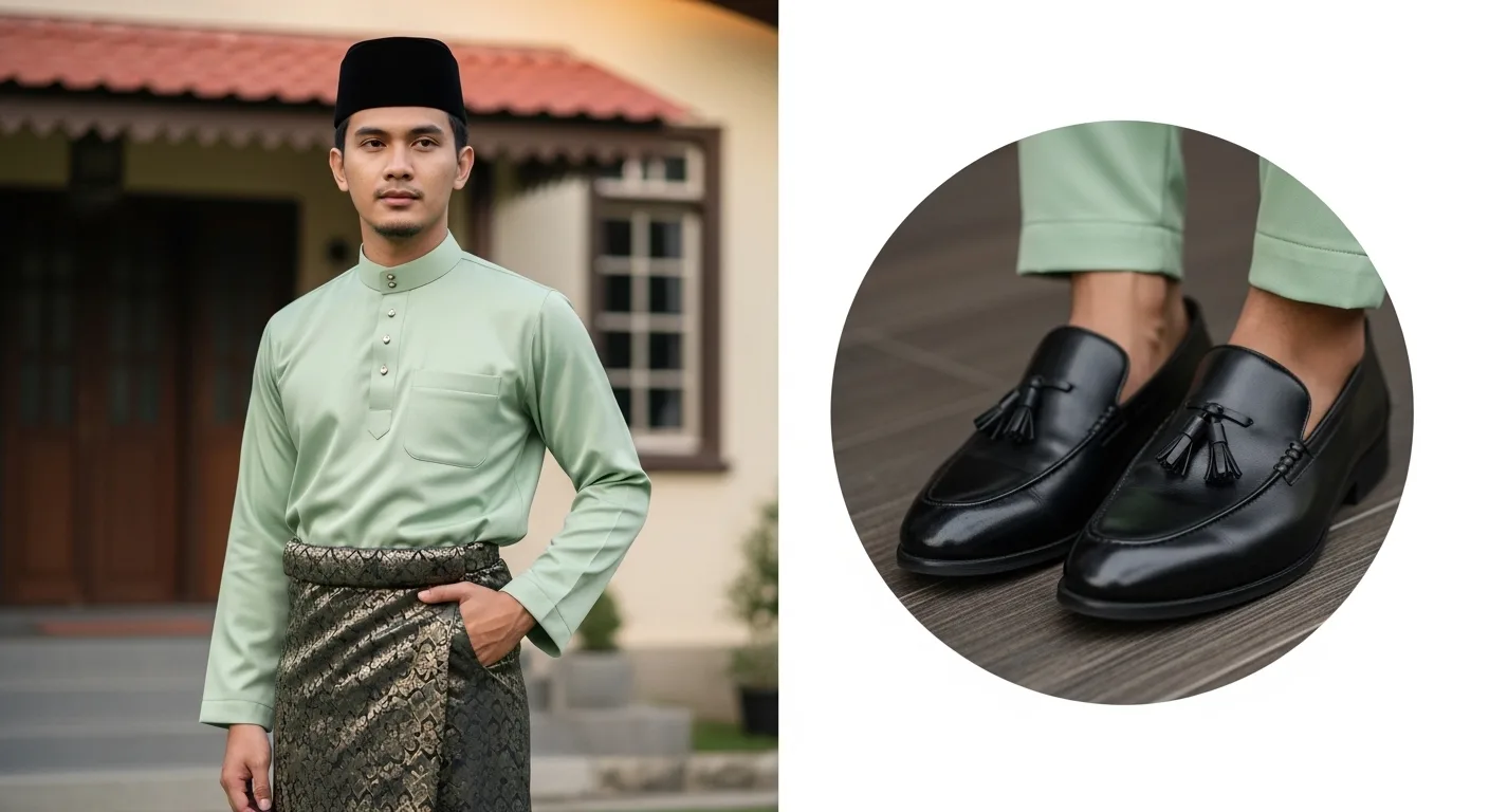 5 Jenis Kasut Paling Sesuai Dipadankan Bersama Baju Melayu