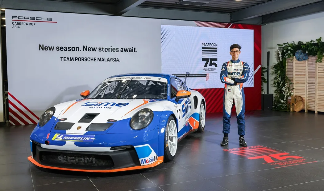 Naquib Azlan Sertai Porsche Carrera Cup Asia 2026, Bakat Malaysia Bersinar Di Pentas Serantau