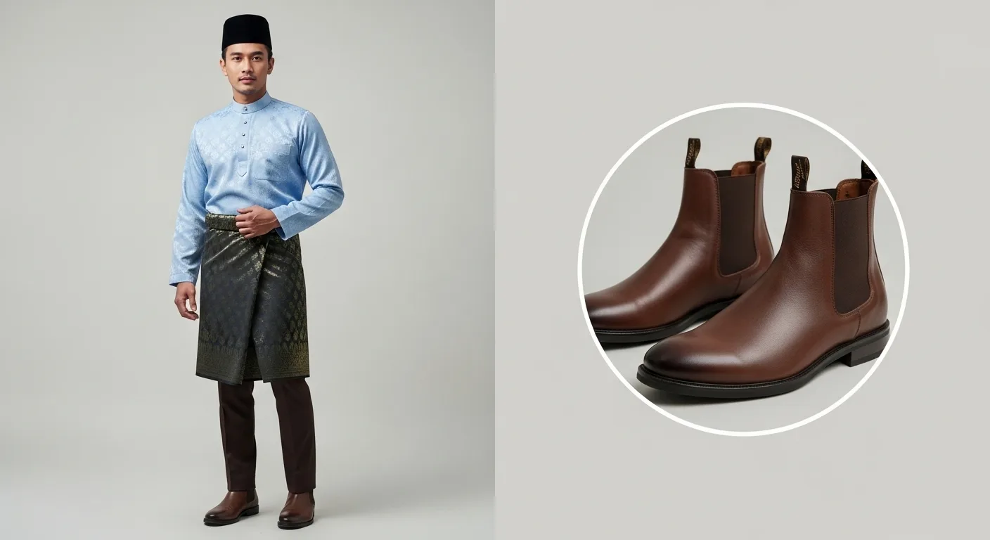 5 Jenis Kasut Paling Sesuai Dipadankan Bersama Baju Melayu