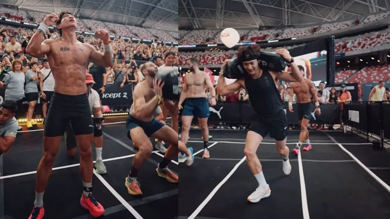 Minho SHINee & Hong Beomseok ‘Physical: 100’ Unggul Di HYROX Singapore 2026