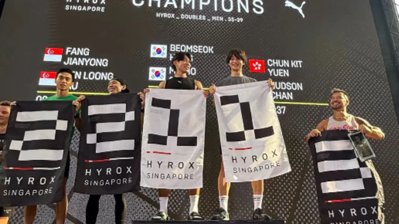 Minho SHINee & Hong Beomseok ‘Physical: 100’ Unggul Di HYROX Singapore 2026