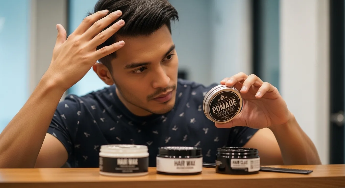Pomade, Wax atau Clay? Mana Satu Sesuai Dengan Jenis Rambut Anda
