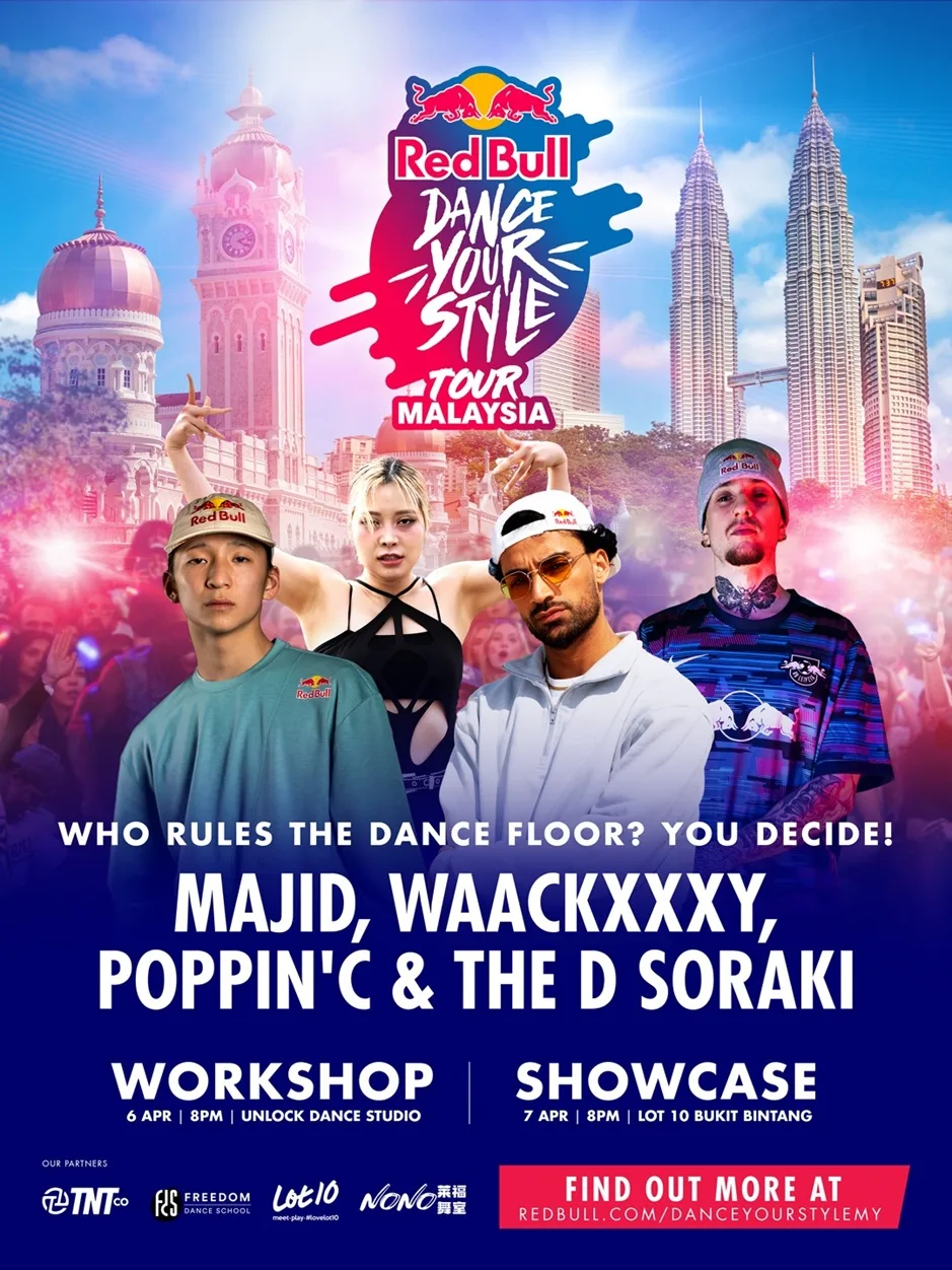 Red Bull Dance Your Style Asia Tour 2026 Tiba di Malaysia, Pentas Global Untuk Street Dance Tempatan