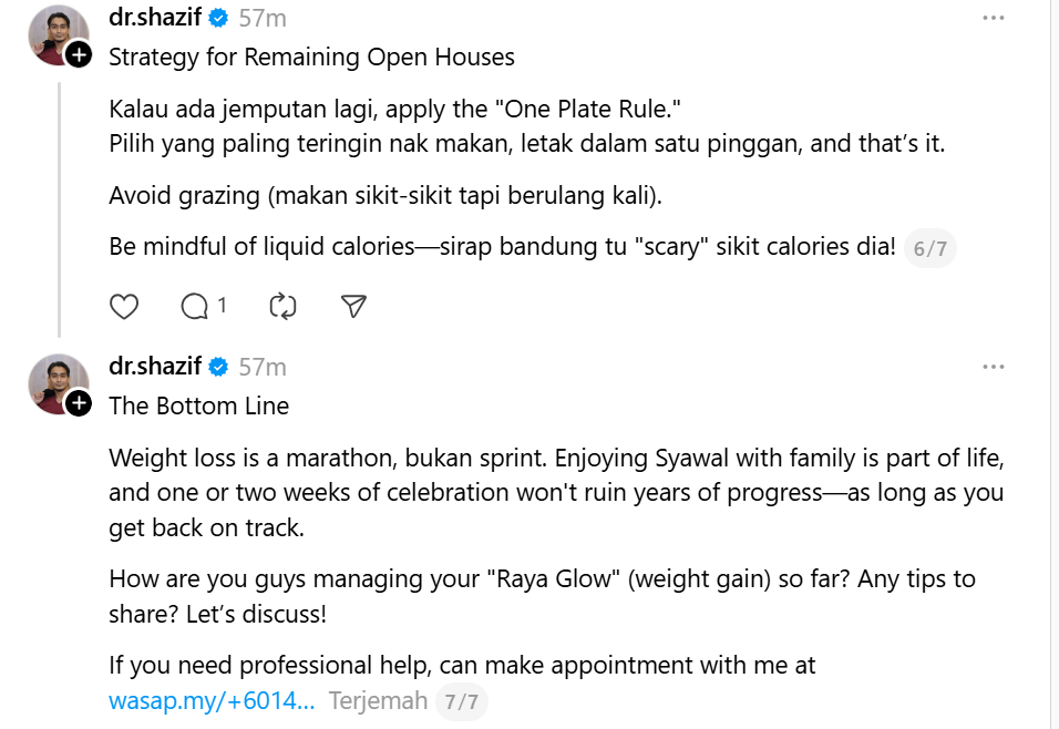 Reset Kecergasan Selepas Raya, Cara Mudah & Berkesan Kembali On Track Tanpa Rasa Bersalah