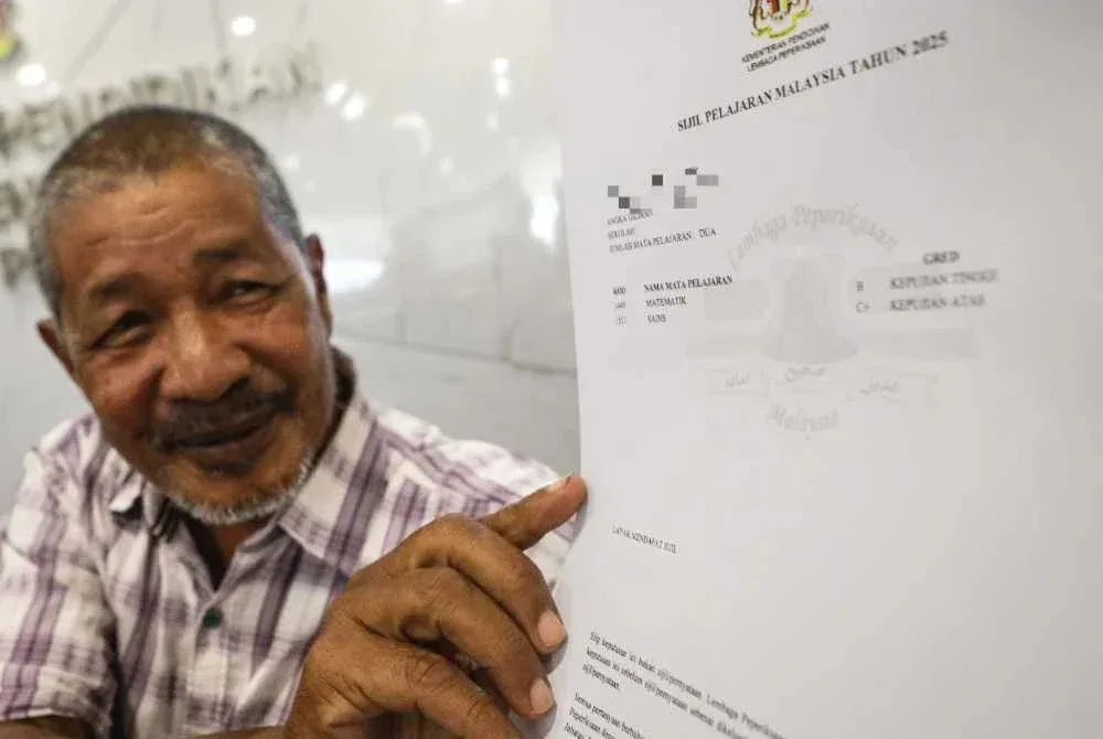 Usia Bukan Halangan, Lelaki 61 Tahun Terus Duduki SPM Demi Cabar Diri