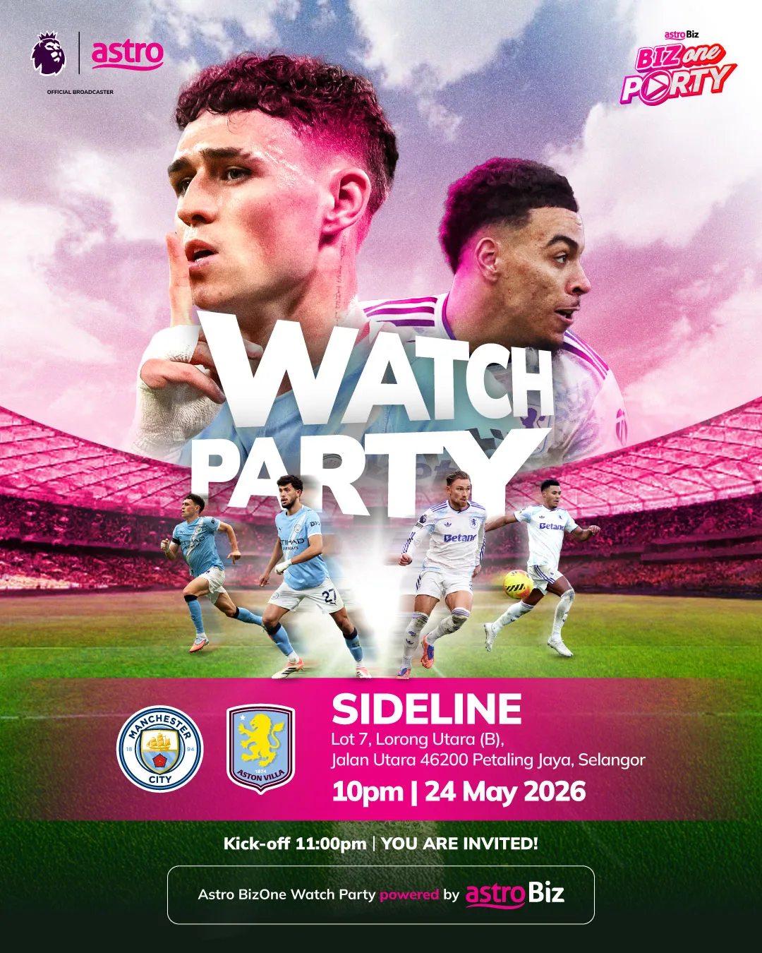 Astro BizOne Watch Party Kembali! Arsenal Akhirnya Juara EPL Selepas 22 Tahun Tapi Debaran Liga Masih Belum Berakhir!