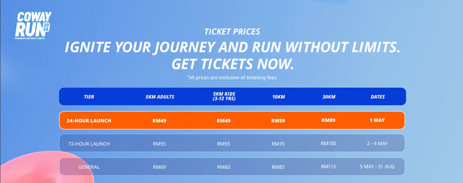 Coway Run 2026 Kembali Gegar Stadium Merdeka, Edisi Sedekad Pertama Kali Tampil Dengan Cabaran 30KM
