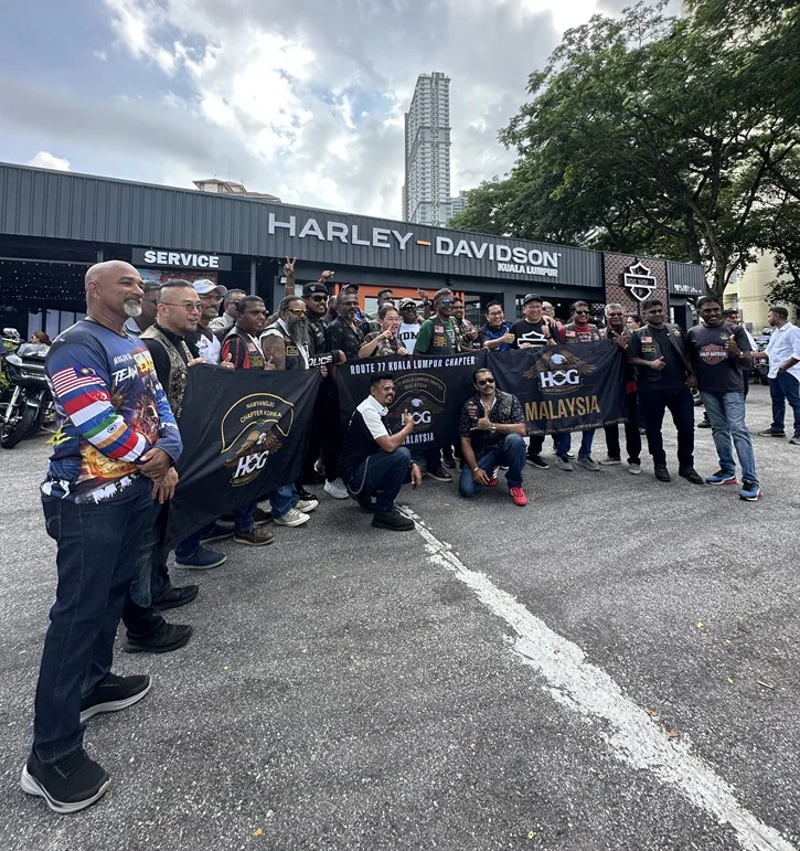 Komuniti Harley-Davidson Malaysia Cipta Cabaran Rentas Benua, Sasar Rekod Baharu Malaysia Book of Records