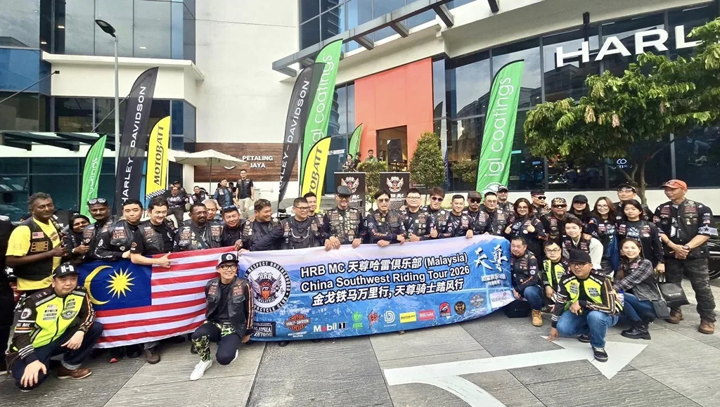 Komuniti Harley-Davidson Malaysia Cipta Cabaran Rentas Benua, Sasar Rekod Baharu Malaysia Book of Records