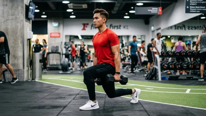 WALKING LUNGES full body workout