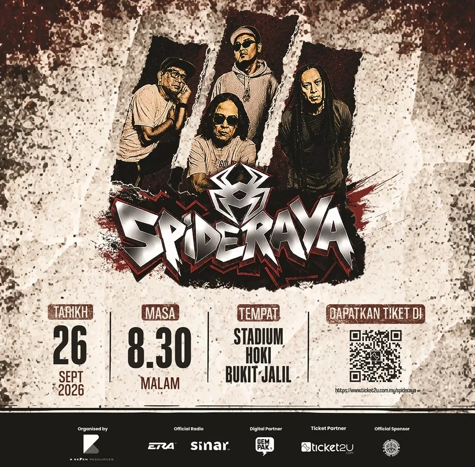 Spider Bakal Gegarkan Stadium Hoki Nasional Menerusi Konsert Mega ‘Spideraya’ 9 Spider Bakal Gegarkan Stadium Hoki Nasional Menerusi Konsert Mega ‘Spideraya’
