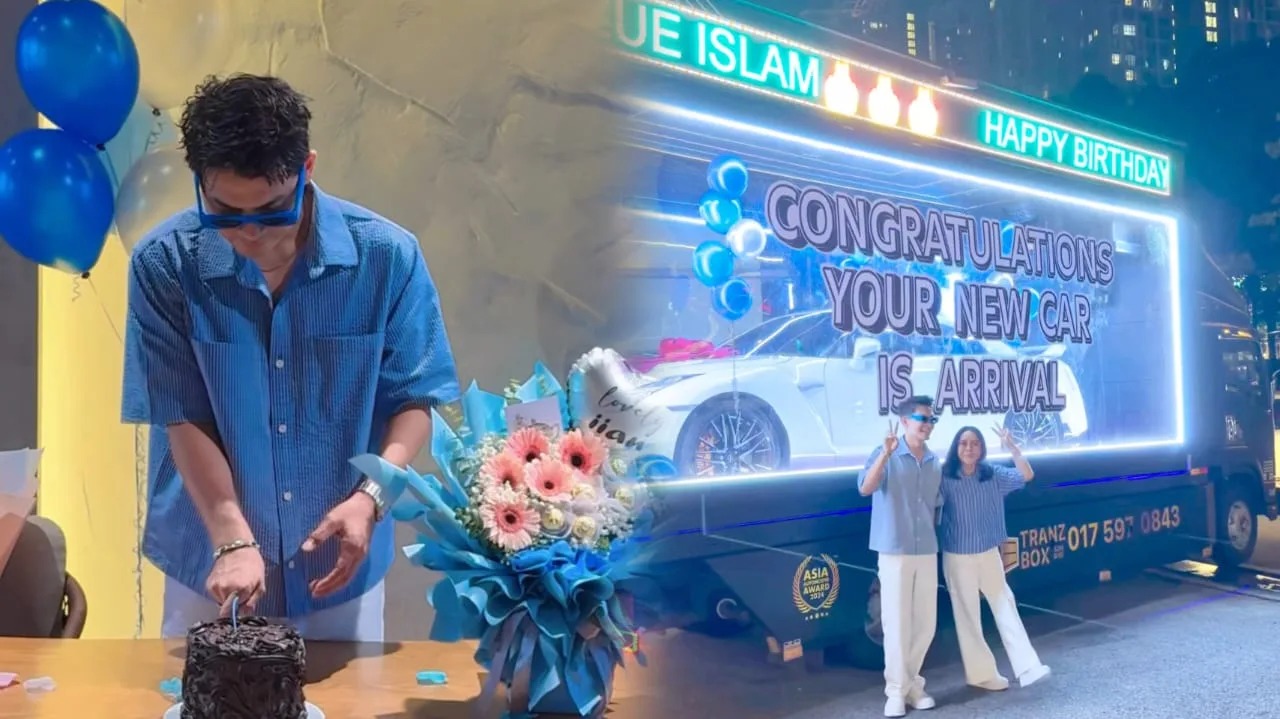 Izzue Islam Sebak Terima Nissan GT-R R35 Hadiah Daripada Isteri Sempena Hari Jadi Ke-36