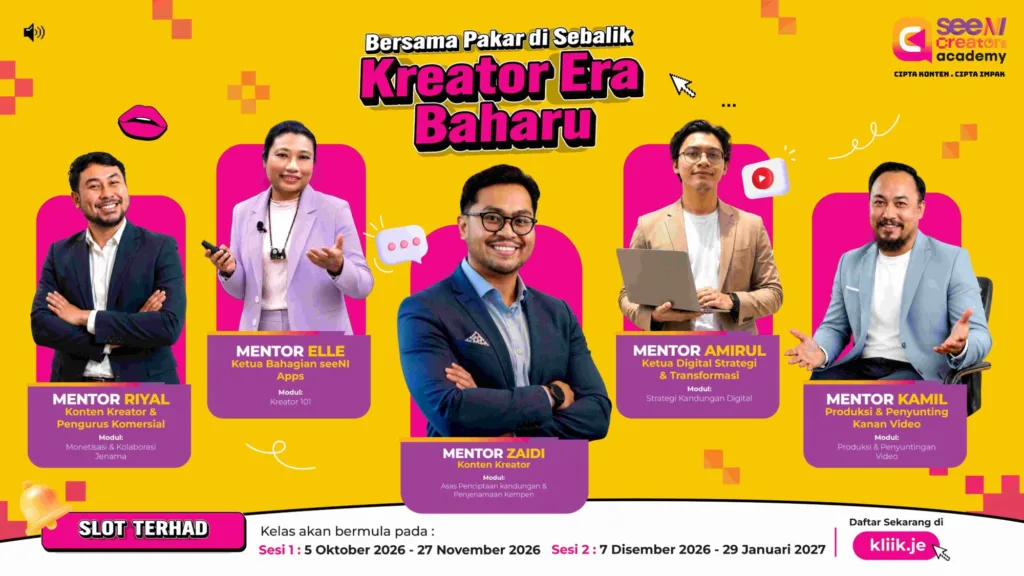 seeNI Creator Academy Buka Peluang Hebat Anak Muda Bina Kerjaya Digital 4 seeNI Creator Academy Buka Peluang Hebat Anak Muda Bina Kerjaya Digital