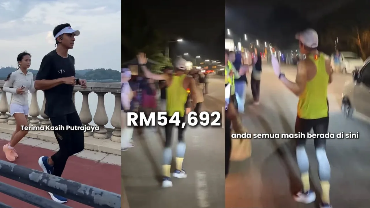 Syed Saddiq Teruskan Larian Kesyukuran, Hari Pertama Berjaya Kutip RM54,692