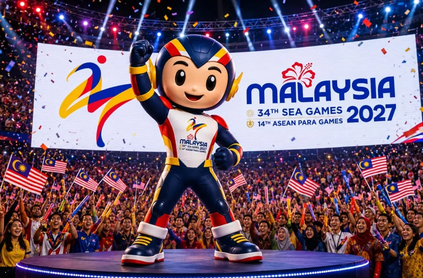 Malaysia Lancar Logo, Maskot ‘Tuah’ & Tema Rasmi Sukan SEA 2027