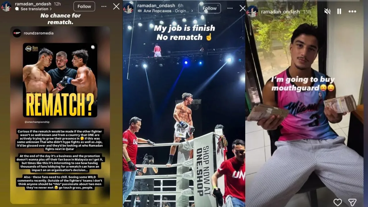 Ramadan Ondash Tolak ‘Rematch’ Dengan Johan Ghazali, “Kerja Saya Sudah Selesai”