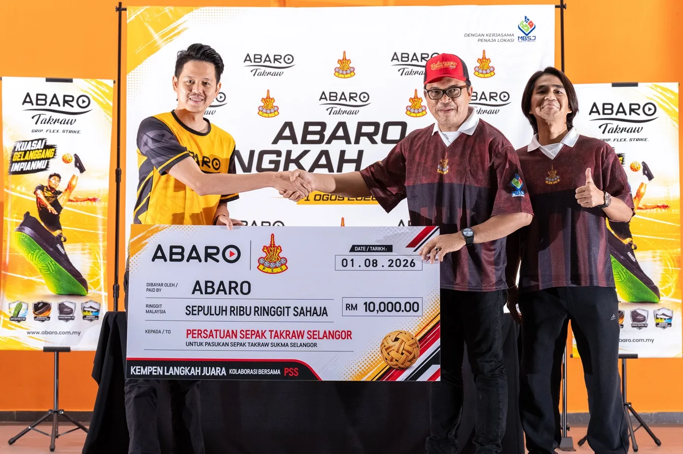 ABARO Lancar Kasut Sepak Takraw, Perkasa Persiapan Skuad Selangor Ke SUKMA 2026 7 ABARO Lancar Kasut Sepak Takraw, Perkasa Persiapan Skuad Selangor Ke SUKMA 2026