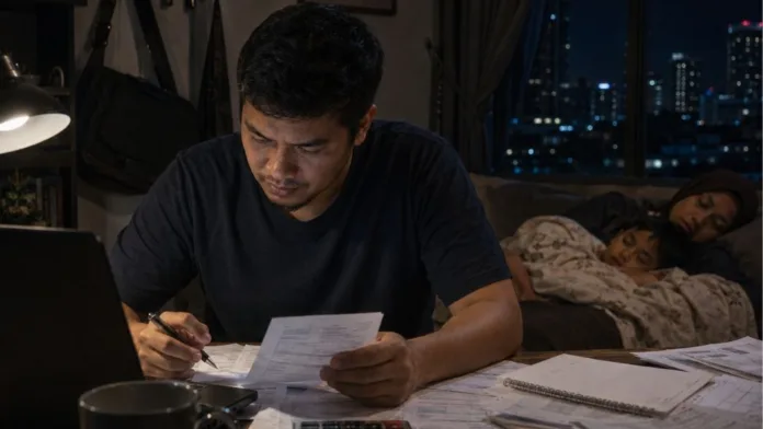 pengorbanan-lelaki-mencari-nafkah.jpg Seorang bapa pulang bekerja dan meluangkan masa bersama keluarga