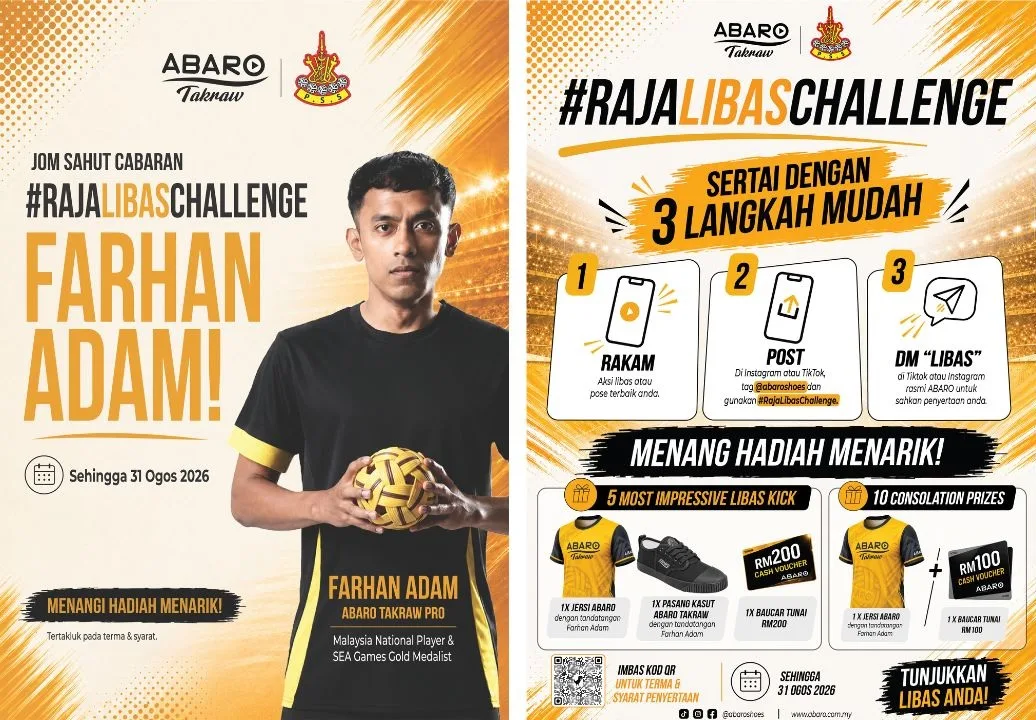 ABARO Lancar Kasut Sepak Takraw, Perkasa Persiapan Skuad Selangor Ke SUKMA 2026 11 ABARO Lancar Kasut Sepak Takraw, Perkasa Persiapan Skuad Selangor Ke SUKMA 2026