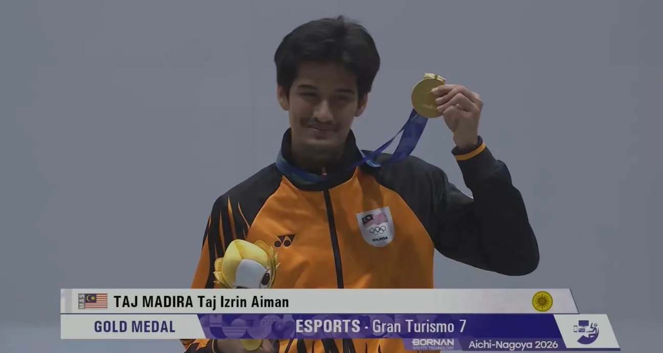 Hanya ‘Berkaki Ayam’, Taj Izrin Cipta Sejarah Raih Emas Pertama E-Sukan Malaysia Di Sukan Asia