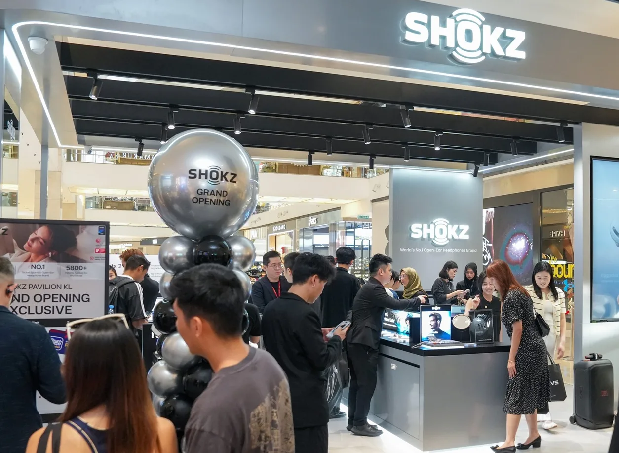 SHOKZ Perluas Kehadiran Di Malaysia, Buka Dua Monostore Baharu Di Pavilion KL & Bukit Jalil 2 SHOKZ Perluas Kehadiran Di Malaysia, Buka Dua Monostore Baharu Di Pavilion KL & Bukit Jalil