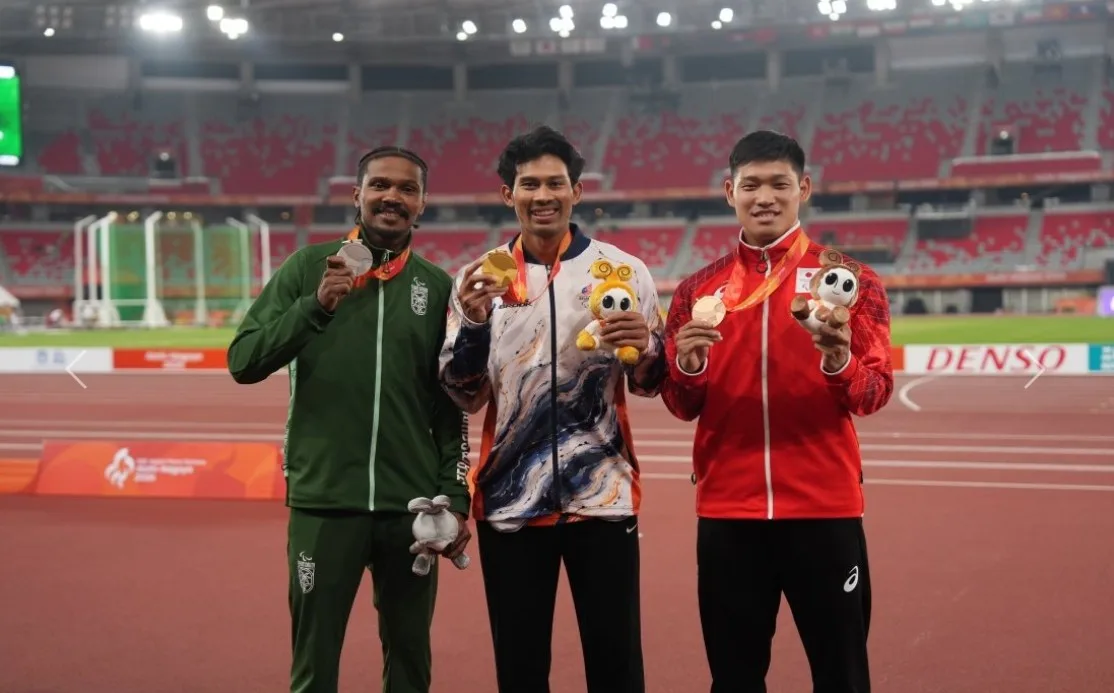 Abdul Latif Romly Pertahan Emas Lompat Jauh T20, Terus Dominasi Sejak 2014
