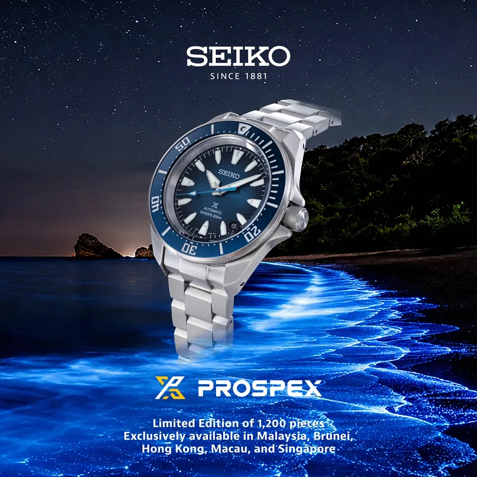 Seiko Prospex ‘Blue Tears’ Tampil Dengan Dial Biru Bioluminesen, Hanya 1,200 Unit