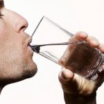 A-man-drinking-water